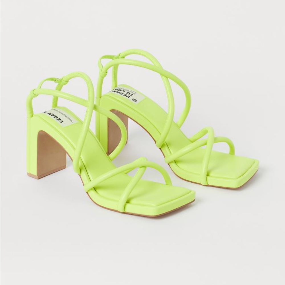 HM Innovation Science Story Neon Green Heels